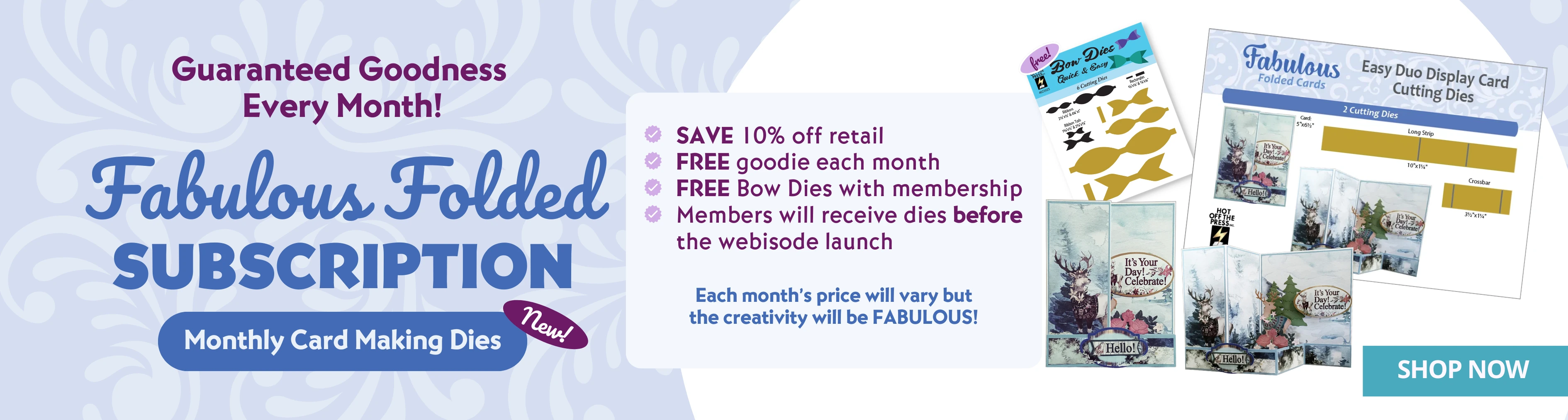 Fabulous Folded Subscription